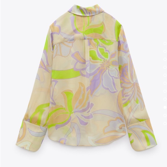 ZARA Printed Blouse - Picture 4 of 5